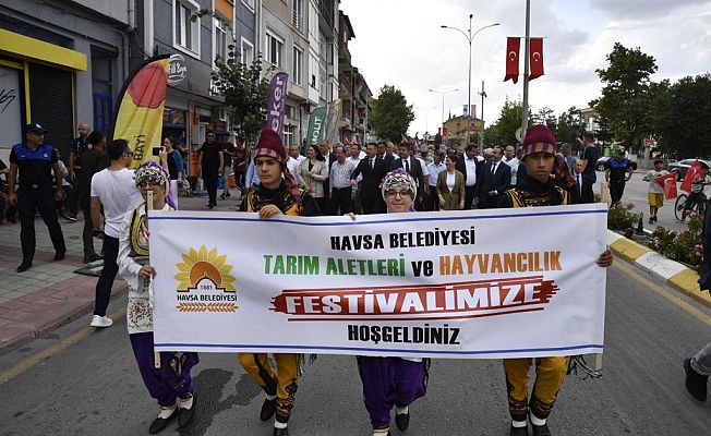 VALİ KIRBIYIK, HAVSA 21. TARIM ALETLERİ VE  HAYVANCILIK FESTİVALİNE KATILDI