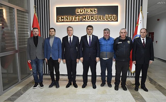 VALİ KIRBIYIK’TAN EMNİYET MÜDÜRLÜĞÜNE TEBRİK ZİYARETİ