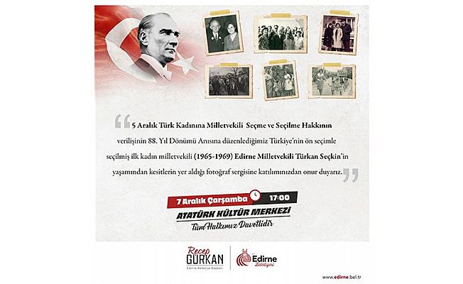 TÜRKAN SEÇKİN FOTOĞRAFLARLA ANILACAK