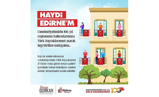 GÜRKAN, “HAYDİ EDİRNE’M TEK YÜREK OLMAYA”