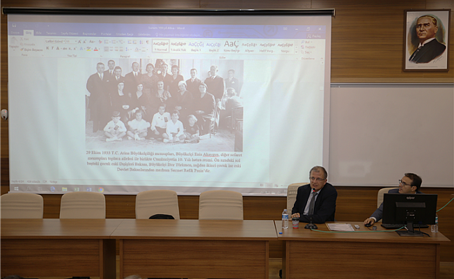 CUMHURİYETİN 100. YILINDA LOZAN BARIŞ ANTLAŞMASI VE TÜRK-YUNAN İLİŞKİLERİ KONULU KONFERANS