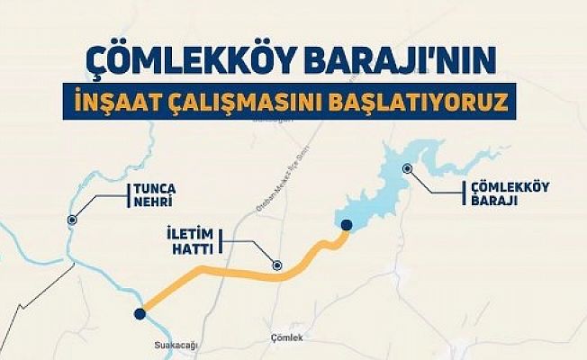 ÇÖMLEKKÖY BARAJI İÇİN GERİ SAYIM BAŞLADI