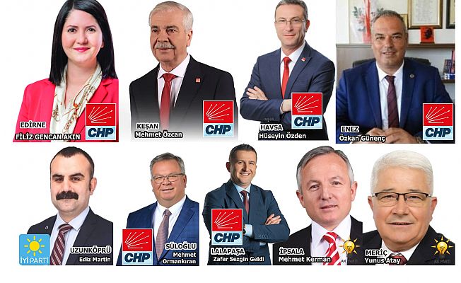 EDİRNE'DE CHP RÜZGARI ESTİ