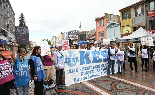 KESK'DEN FİLİSTİN'E DESTEK