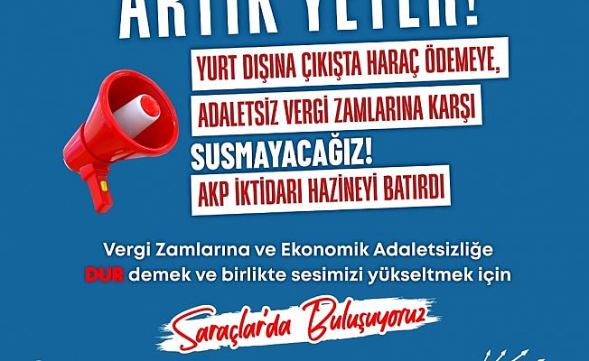 CHP"DEN "ARTIK YETER" BULUŞMASI