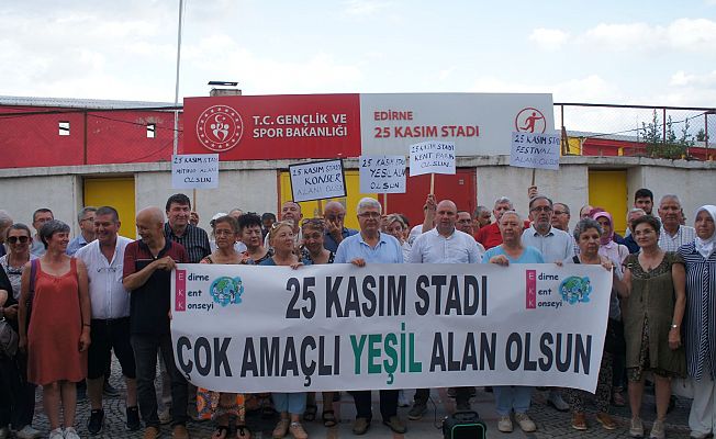 "25 KASIM STADI YEŞİL ALAN OLMALI"