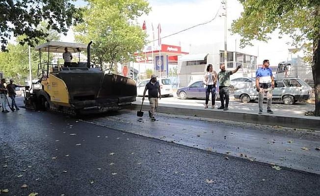 İSTASYON MAHALLESİ'NDE ÜST YAPI ÇALIŞMASI