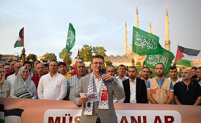 İRİŞ'TEN İSRAİL ZULMÜNE TEPKİ