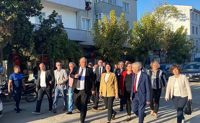 CHP'Lİ BAŞKANLAR ENEZ'DE TOPLANDI