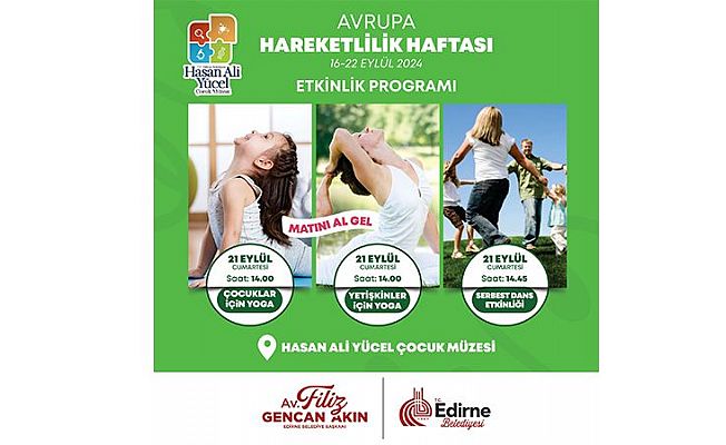 BELEDİYE’DEN AVRUPA HAREKETLİLİK HAFTASI ETKİNLİKLERİ