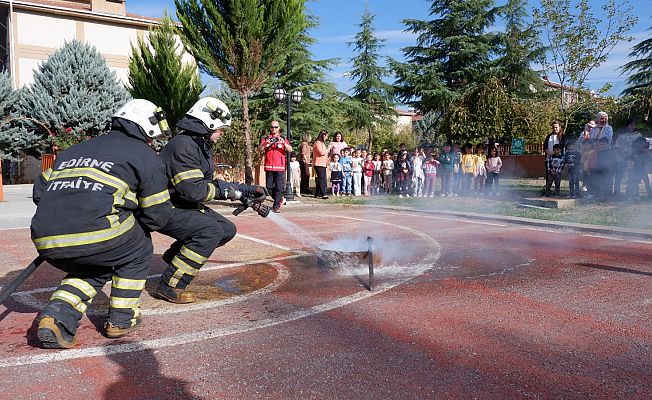 ANAOKULU'NDA YANGIN TATBİKATI