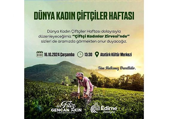 BELEDİYEDEN "KADIN ÇİFTÇİLER ZİRVESİ"