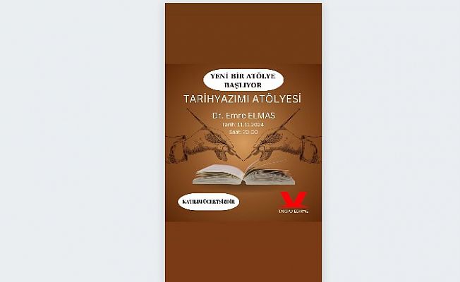 TAKSAV EDİRNE’DE TARİHYAZIMI ATÖLYESİ BAŞLIYOR