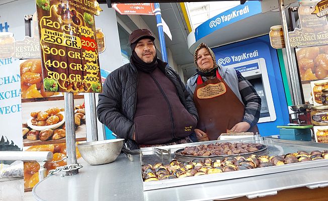 EDİRNE’DE 30 YILLIK KESTANE USTASI “MÜŞTERİLERİMİZDEN MEMNUNUZ”