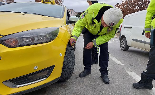 KIŞ LASTİĞİ DENETİMLERİ BAŞLADI