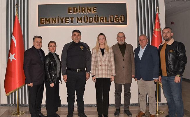 CHP 'DEN EMNİYETE TEŞEKKÜR ZİYARETİ